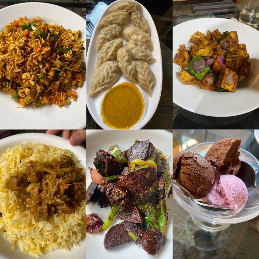 A selection of our favourite dishes from C-Ya vegan in Patan, Kathmandu.