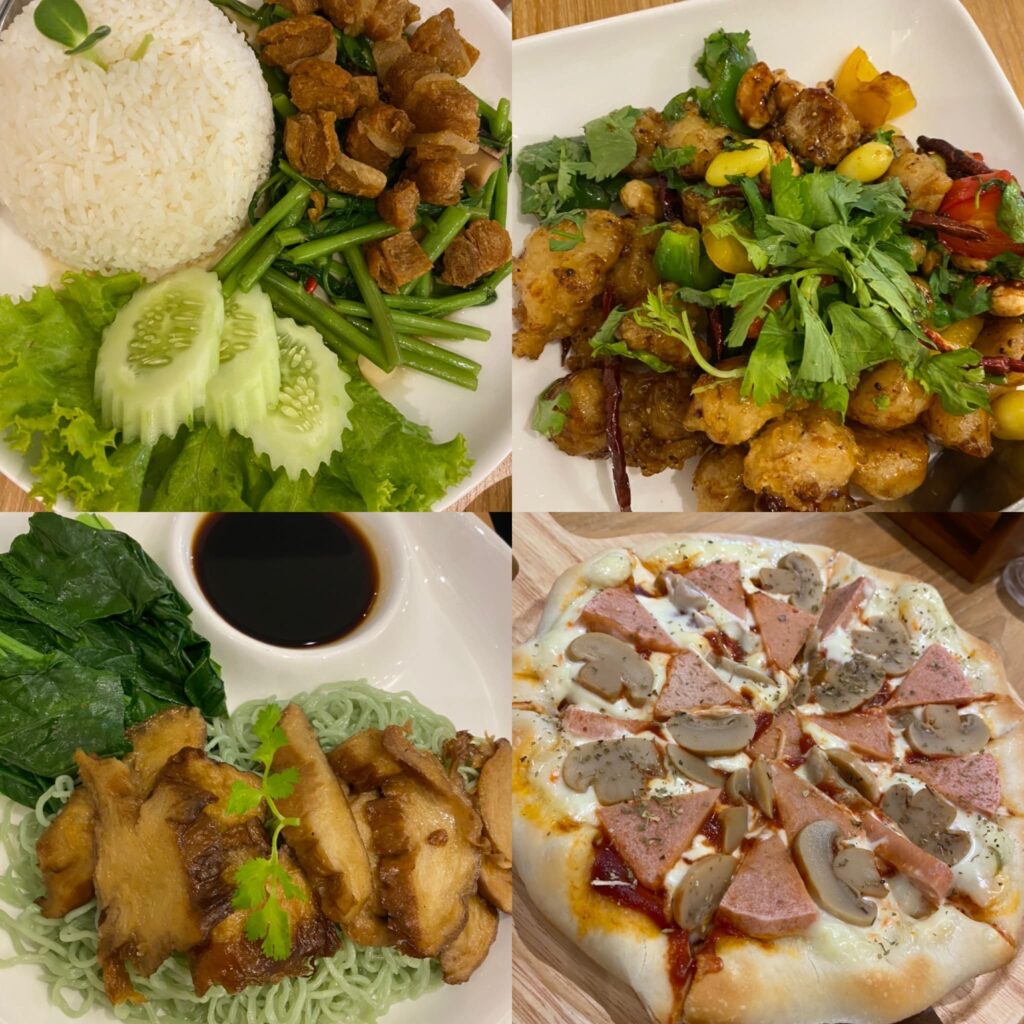 Some dishes from Vegan Phuket, Phuket, Thailand