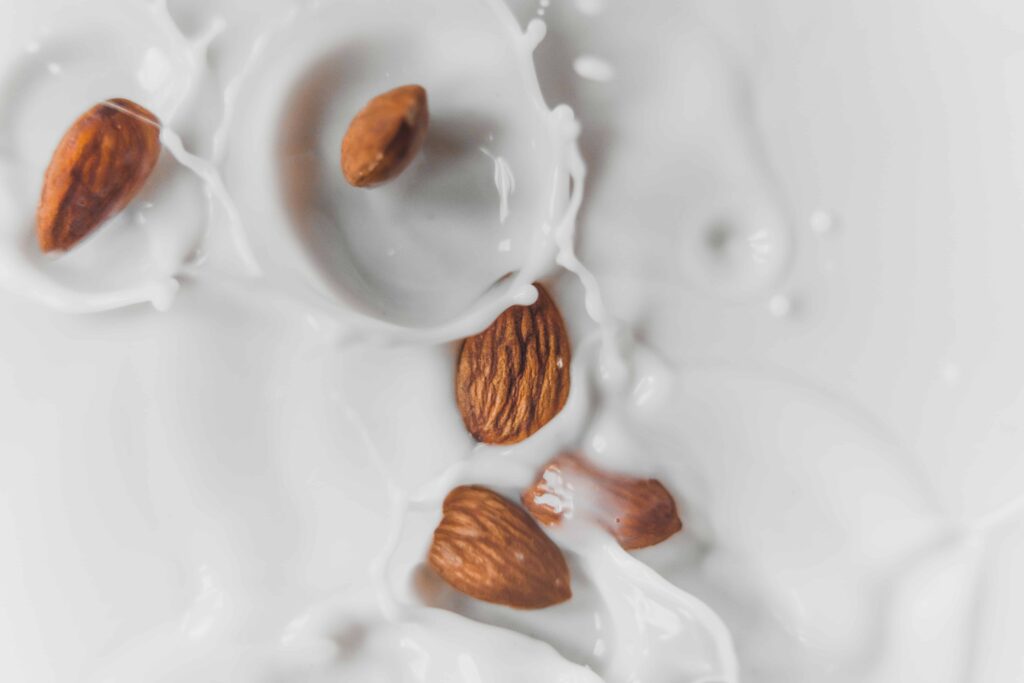 Almond milk is an alternative to cow's milk