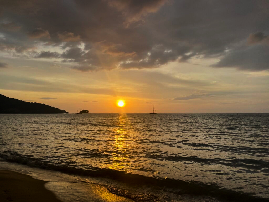 The sunset in Phuket