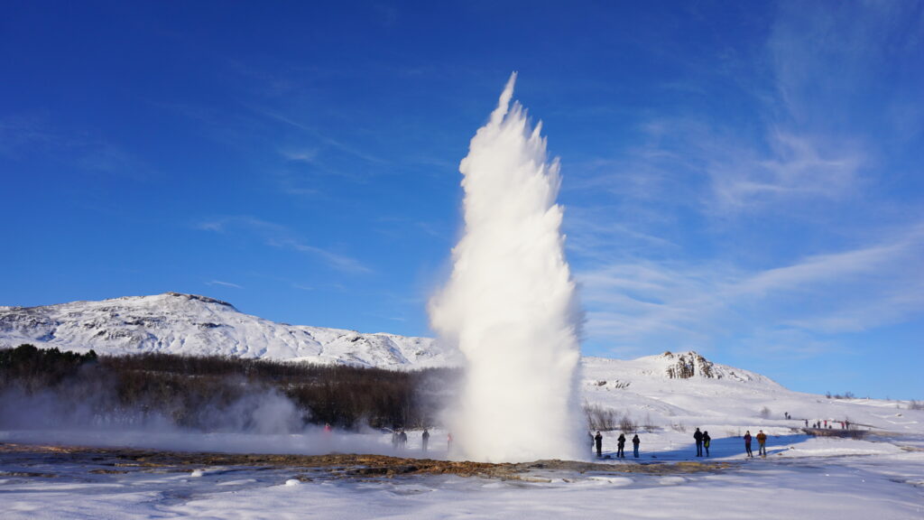 Food in Iceland Vegan Guide - Strokkur Geysers