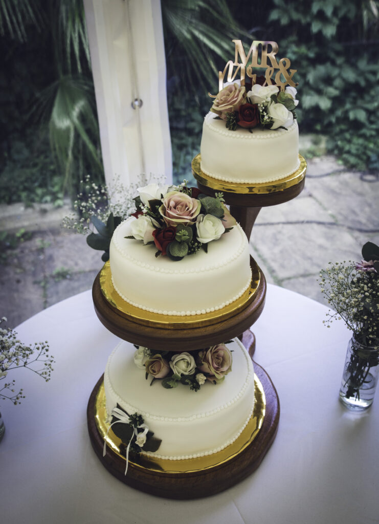 Our Vegan Wedding Cake